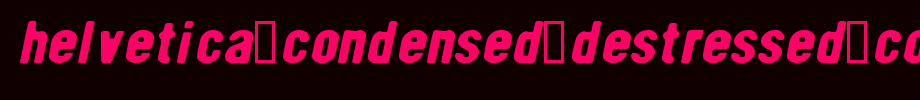 Helvetica-Condensed-Destressed-copy-2-.ttf(艺术字体在线转换器效果展示图)