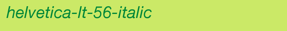 Helvetica-LT-56-Italic.ttf(艺术字体在线转换器效果展示图)