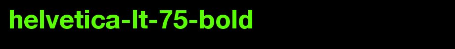 Helvetica-LT-75-Bold.ttf(艺术字体在线转换器效果展示图)