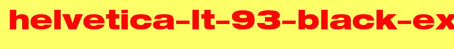 Helvetica-LT-93-Black-Extended.ttf(艺术字体在线转换器效果展示图)