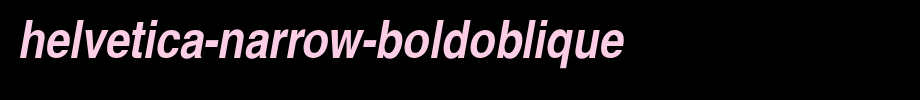 Helvetica-Narrow-BoldOblique.ttf
(Art font online converter effect display)