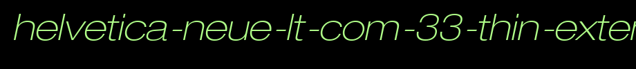 Helvetica-Neue-LT-Com-33-Thin-Extended-Oblique.ttf(艺术字体在线转换器效果展示图)