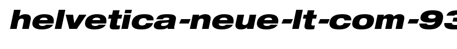Helvetica-Neue-LT-Com-93-Black-Extended-Oblique.ttf(艺术字体在线转换器效果展示图)