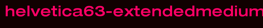 Helvetica63-ExtendedMedium.ttf(艺术字体在线转换器效果展示图)