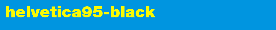 Helvetica95-Black.ttf(艺术字体在线转换器效果展示图)