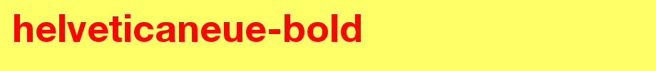 HelveticaNeue-Bold.ttf(字体效果展示)