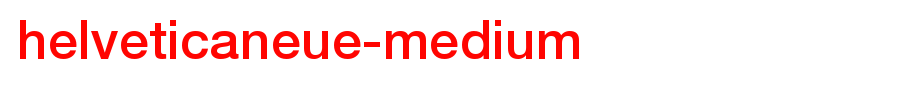 HelveticaNeue-Medium.ttf(字体效果展示)