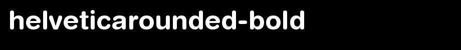 HelveticaRounded-Bold.ttf(字体效果展示)