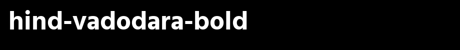 Hind-Vadodara-Bold.ttf(艺术字体在线转换器效果展示图)