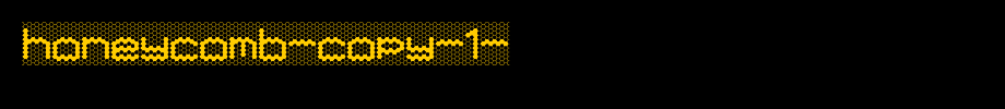Honeycomb-copy-1-.ttf(艺术字体在线转换器效果展示图)