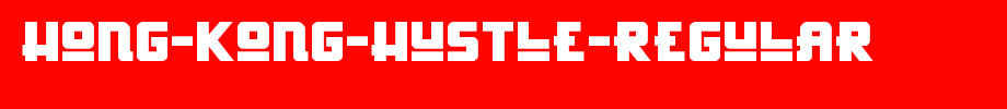 Hong-Kong-Hustle-Regular.ttf
(Art font online converter effect display)