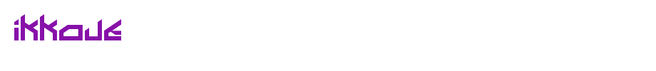 IKKOUE.ttf
(Art font online converter effect display)