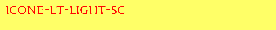 Icone-LT-Light-SC.ttf
(Art font online converter effect display)