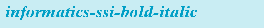 Informatics-SSi-Bold-Italic.ttf