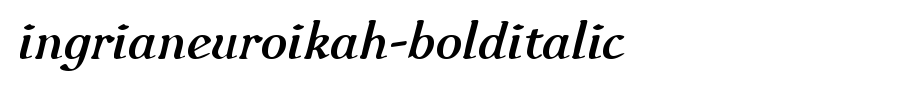IngrianEuroikaH-BoldItalic.ttf
(Art font online converter effect display)