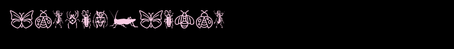 Insect-Icons.ttf(字体效果展示)