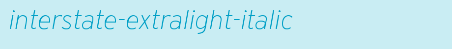 Interstate-ExtraLight-Italic.ttf
(Art font online converter effect display)