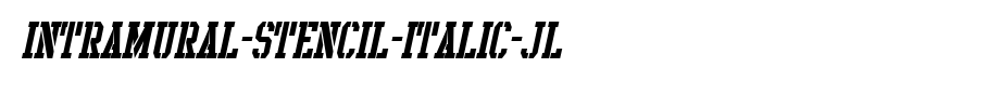Intramural-Stencil-Italic-JL.ttf
(Art font online converter effect display)