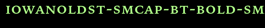 IowanOldSt-SmCap-BT-Bold-Small-Cap_英文字体