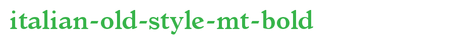 Italian-Old-Style-MT-Bold.ttf
(Art font online converter effect display)