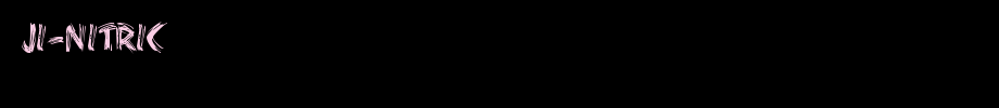 JI-Nitric.ttf(艺术字体在线转换器效果展示图)