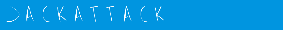 JackAttack.ttf
(Art font online converter effect display)