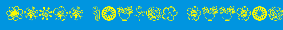 Janda-Flower-Doodles.ttf(字体效果展示)