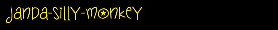 Janda-Silly-Monkey.ttf
(Art font online converter effect display)