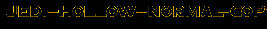 Jedi-Hollow-Normal-copy-1-.ttf
(Art font online converter effect display)