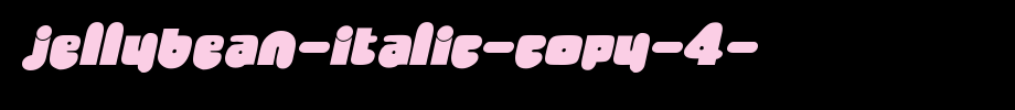 Jellybean-Italic-copy-4-.ttf(字体效果展示)