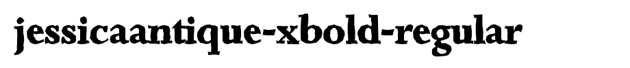JessicaAntique-Xbold-Regular.ttf
(Art font online converter effect display)