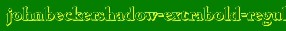 JohnBeckerShadow-ExtraBold-Regular.ttf