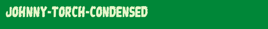 Johnny-Torch-Condensed.ttf
(Art font online converter effect display)