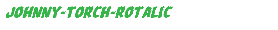 Johnny-Torch-Rotalic.ttf
(Art font online converter effect display)
