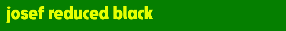 Josef-reduced-Black.ttf
(Art font online converter effect display)