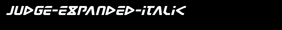 Judge-Expanded-Italic.ttf
(Art font online converter effect display)