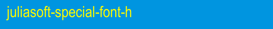 JuliaSoft-Special-Font-H.ttf
(Art font online converter effect display)