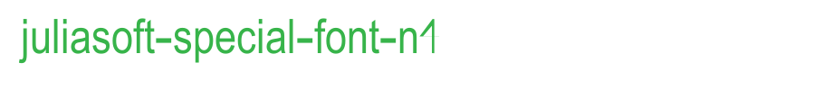 JuliaSoft-Special-Font-N4.ttf
(Art font online converter effect display)