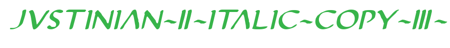 Justinian-2-Italic-copy-3-.ttf(字体效果展示)