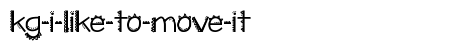 KG-I-Like-To-Move-It.ttf
(Art font online converter effect display)