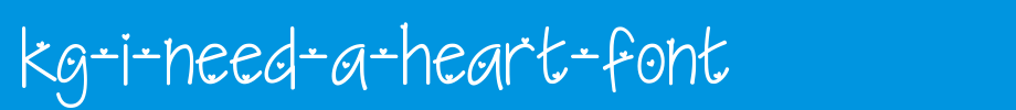 KG-I-Need-A-Heart-Font.ttf
(Art font online converter effect display)