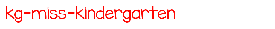KG-Miss-Kindergarten.ttf
(Art font online converter effect display)