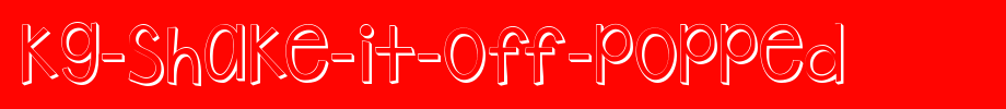 KG-Shake-it-Off-Popped.ttf
(Art font online converter effect display)