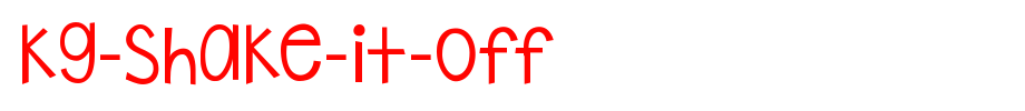 KG-Shake-it-Off.ttf
(Art font online converter effect display)