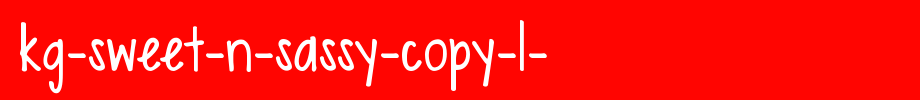 KG-Sweet-N-Sassy-copy-1-.ttf
(Art font online converter effect display)