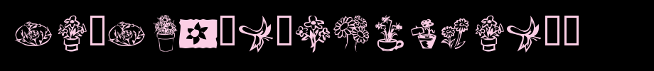 KR-Kat-s-Flowers-3.ttf
(Art font online converter effect display)