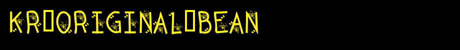 KR-Original-Bean.ttf
(Art font online converter effect display)