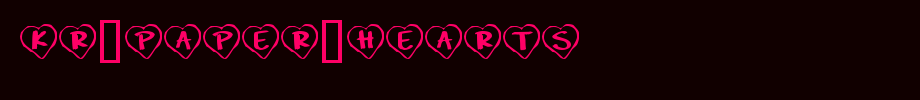 KR-Paper-Hearts.ttf
(Art font online converter effect display)