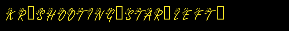 KR-Shooting-Star-Left-.ttf
(Art font online converter effect display)