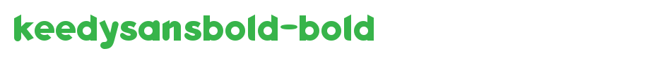 KeedySansBold-Bold.ttf(字体效果展示)